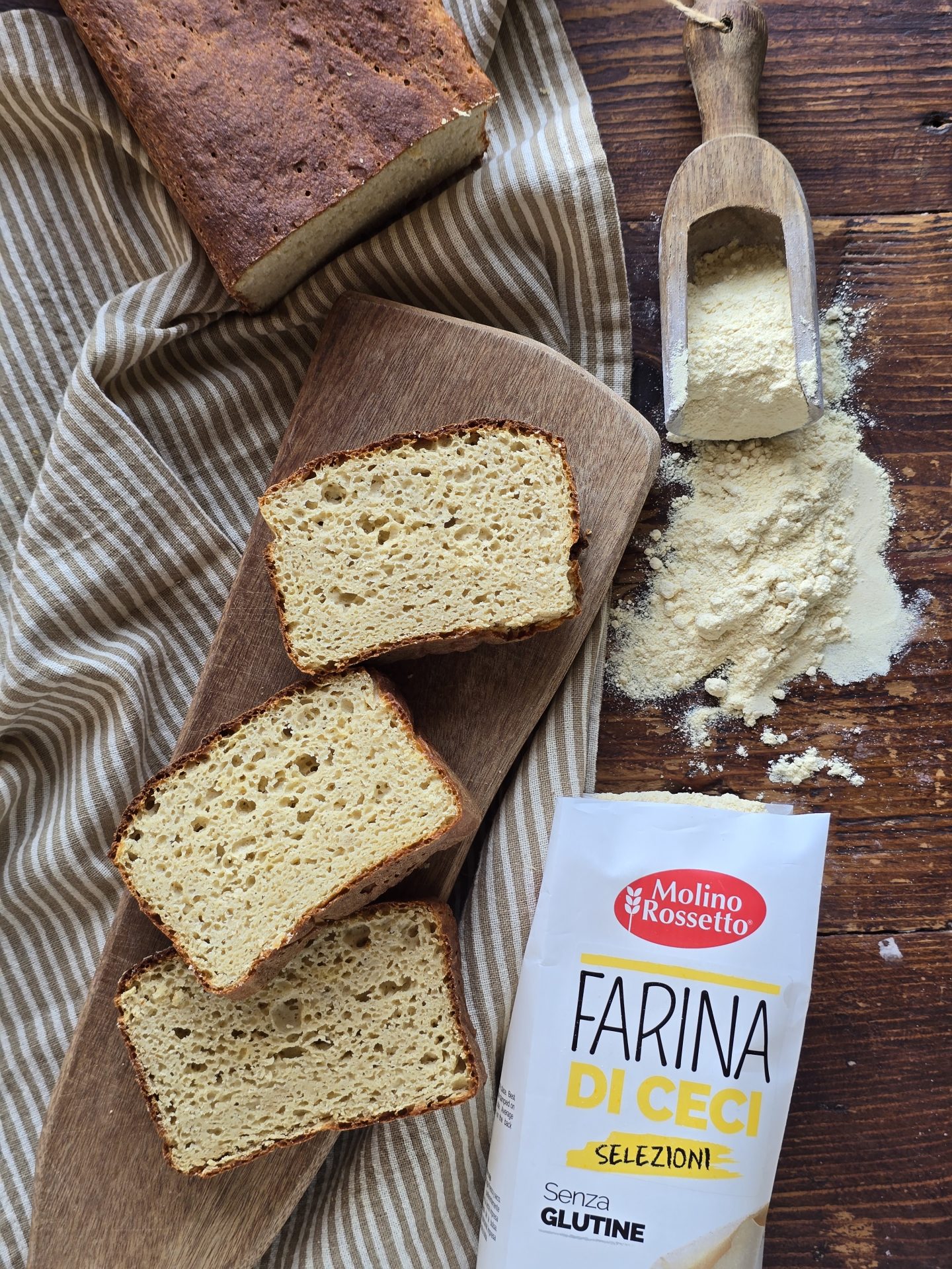 pane bauletto con farina di ceci