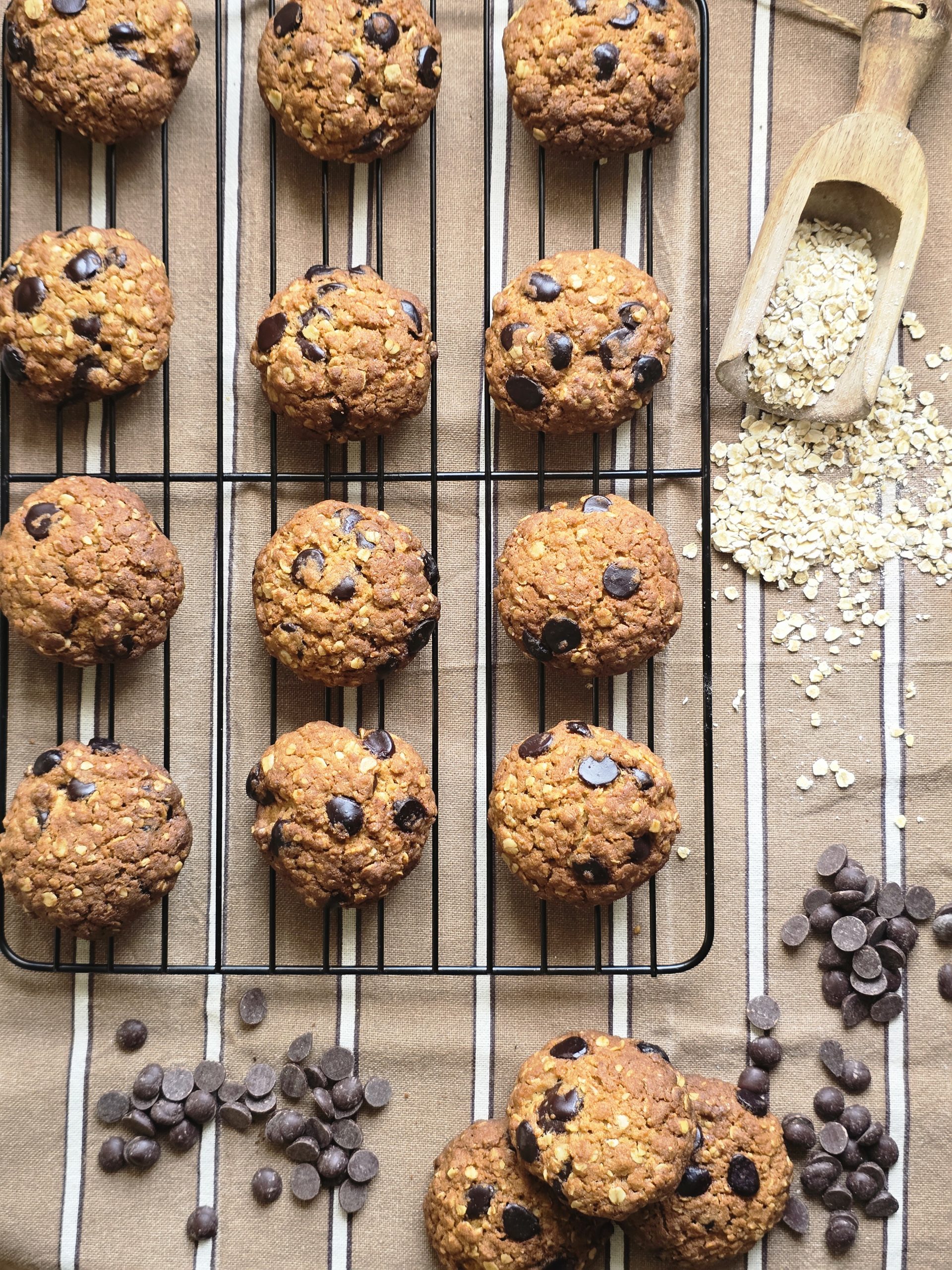 cookies con fiocchi di avena senza glutine