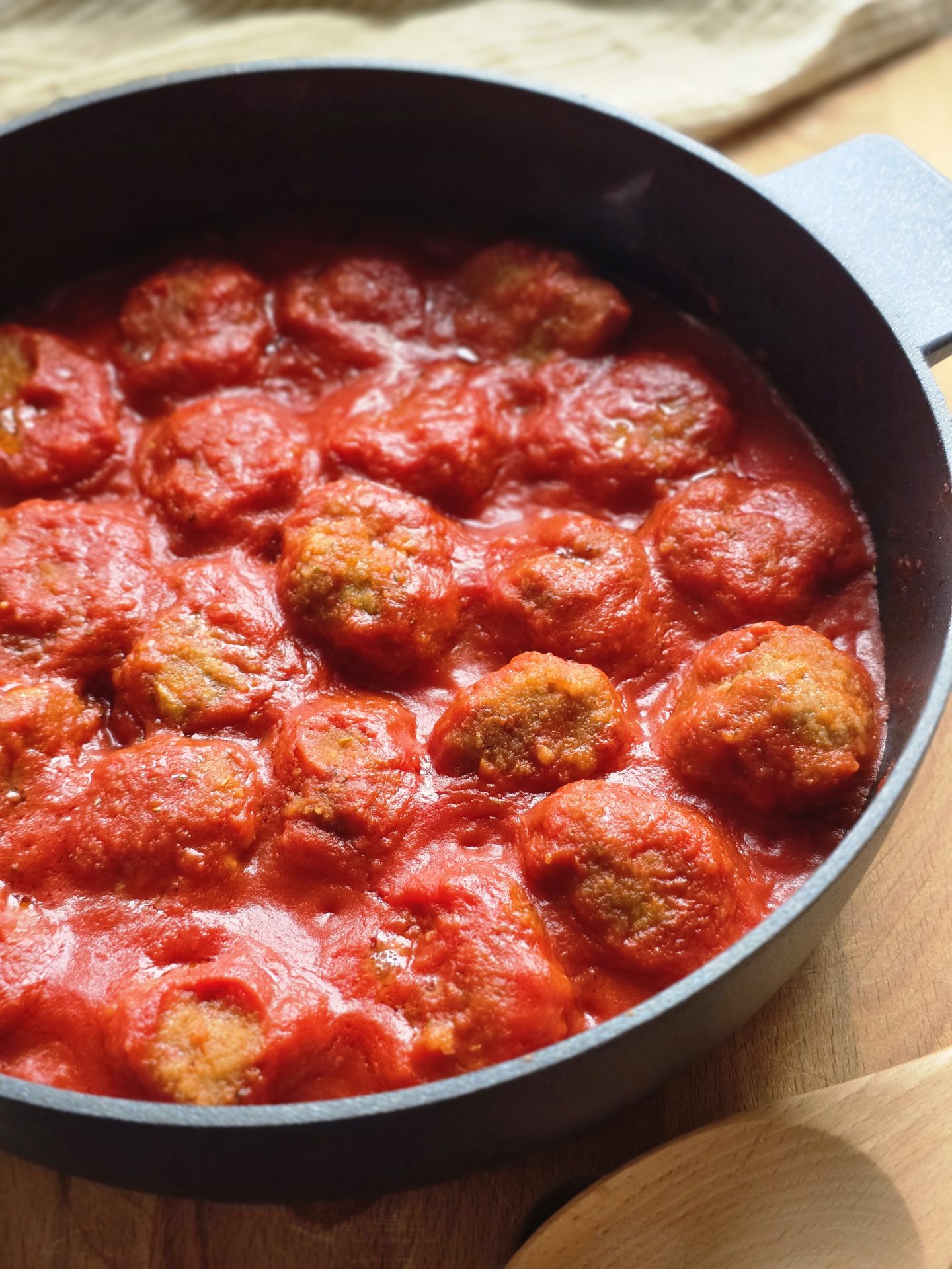 polpette di carne in versione senza glutine e al sugo